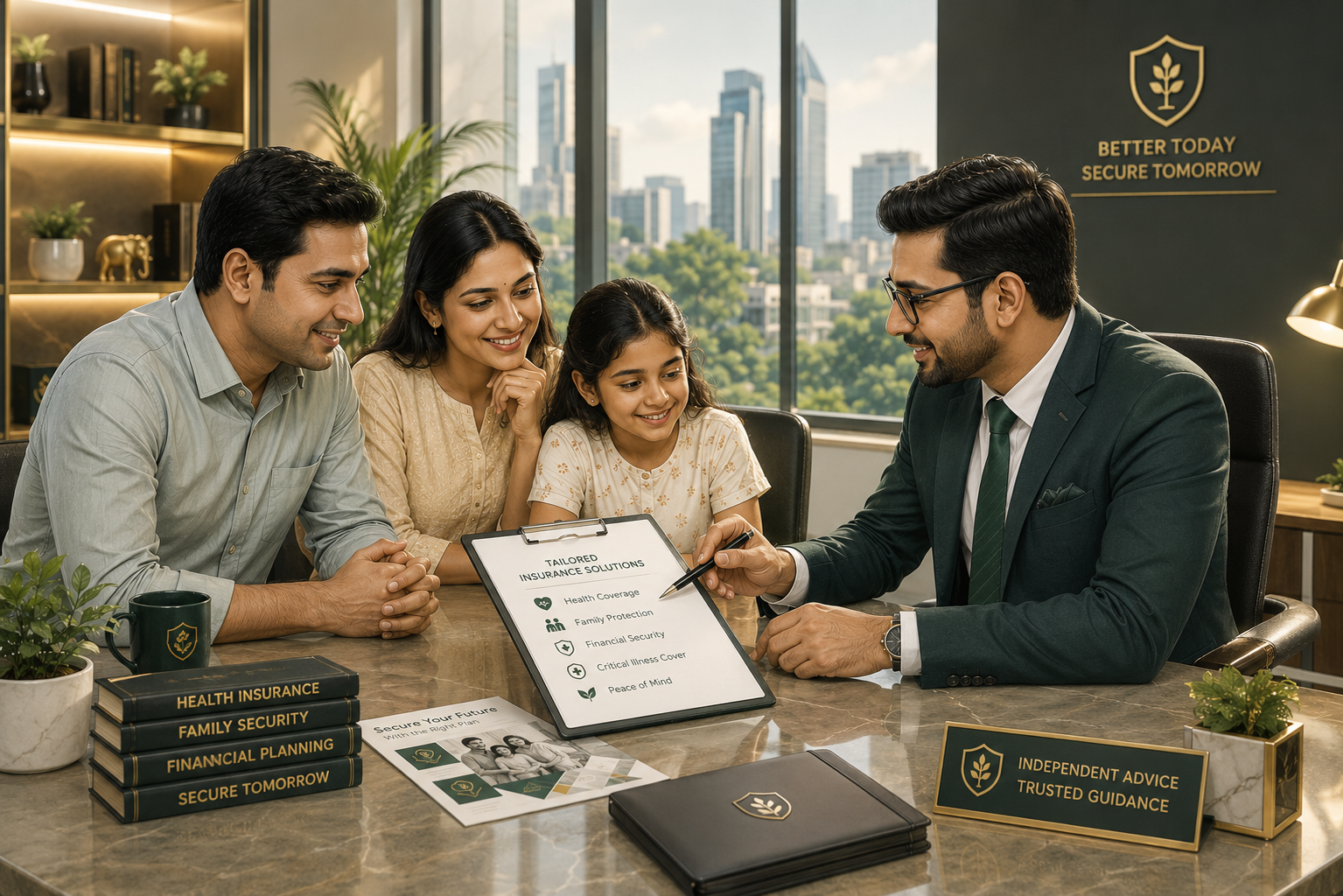 Professional insurance advisory consultation